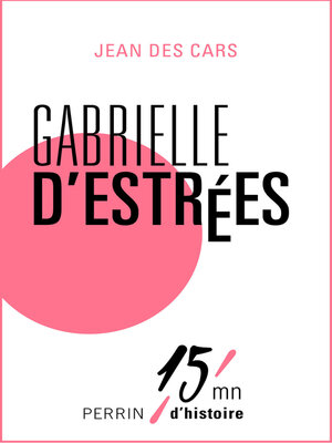 cover image of Gabrielle d'Estrées